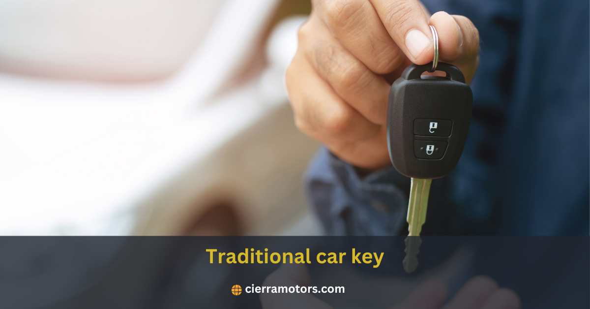 Traditional car key